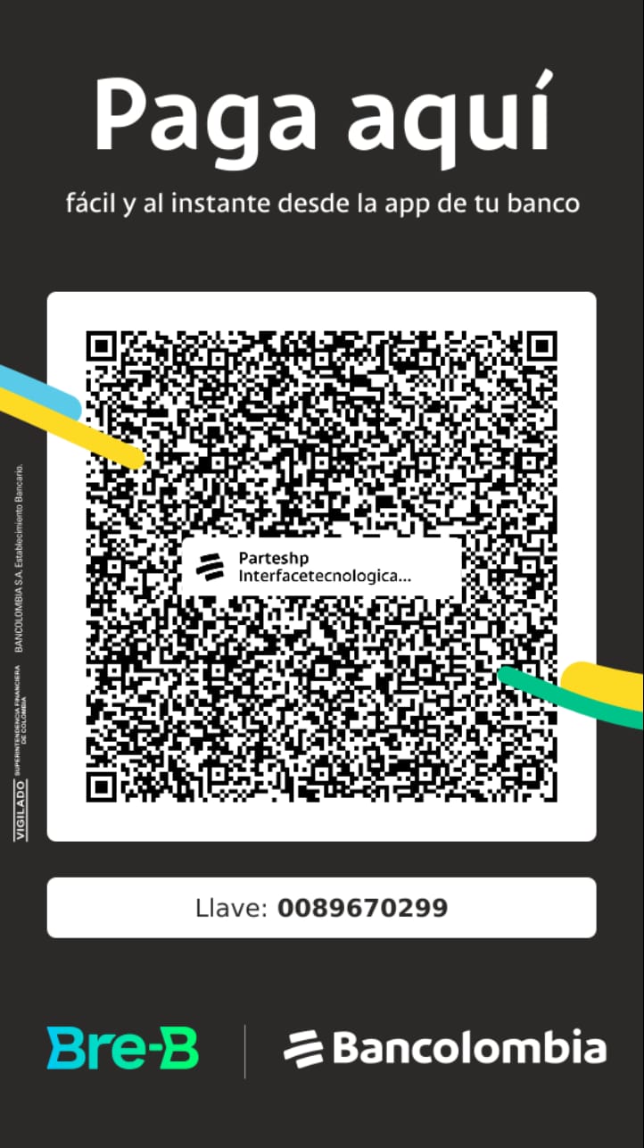 QR de pago Bancolombia/Redeban